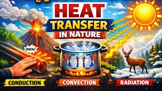 #HeatTransfer#HeatTransferInNature#Conduction#Convection #ScienceConcept#PhysicsBasics#Class7Science