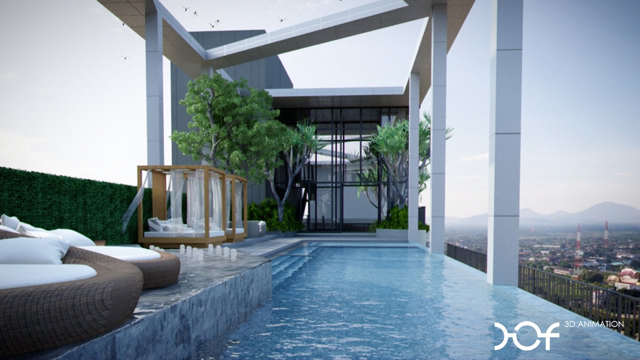 DOF 3D Animation : ESCENT Rayong Condominium by CPN - YouTube