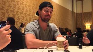 Interview with Arrow's Stephen Amell   Comic Con 2015