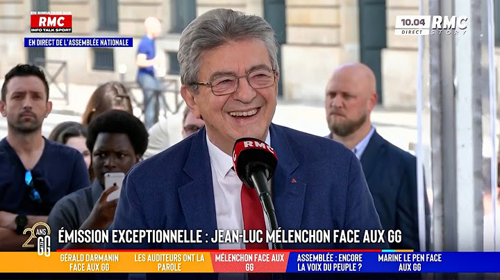 Jean-Luc Mélenchon invité des Grandes Gueules sur RMC