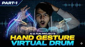 I Built Invisible AIR DRUMS using Python! 🥁 (Mind-Blowing AI Project) | Part 1