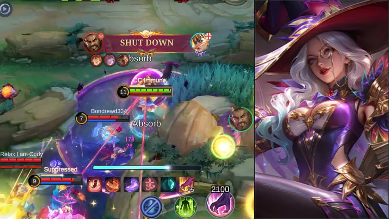 Учительница волшебства Алиса беспощадна — врагам нет спасения — Mobile Legends