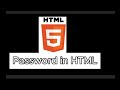 HTML Password Input in 1 Minute #coding  #viral