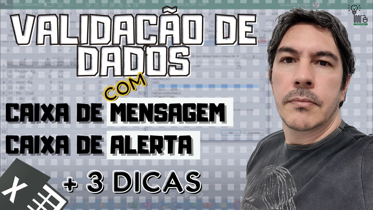 VALIDA O DE DADOS NO EXCEL Caixa De Mensagem Caixa De Alerta 3 