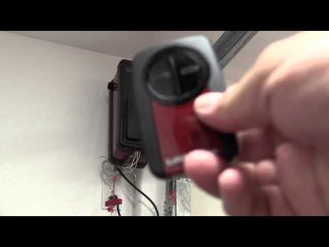 Liftmaster 375ut Remote Control - YouTube