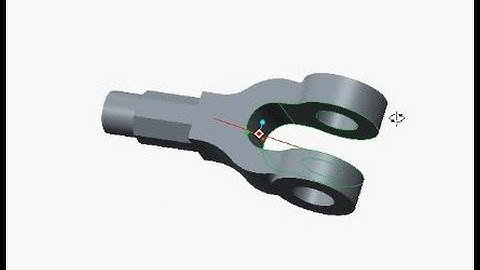 Fork End of Knuckle Joint modelling using Creo/ProE | Smart Drafter