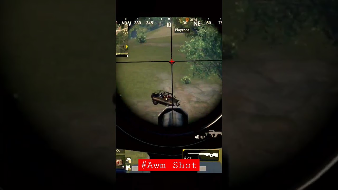 AWM shot in Moving Car 