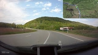 видео: Ростов-на-Дону — Туапсе. Трасса с картой. картинка: Ростов-на-Дону — Туапсе. Трасса с картой.