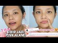 7 HARI EXFOLIATE BIBIR GAK NYANGKA JADI PINK ALAMI 🥰  | RIRIEPRAMS