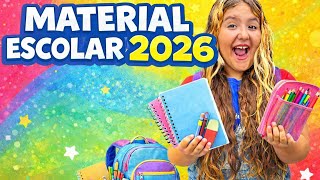 TUDO QUE A GIOVANA ROCHA COMPROU PARA SEU MATERIAL 2026. *Volta às aulas 