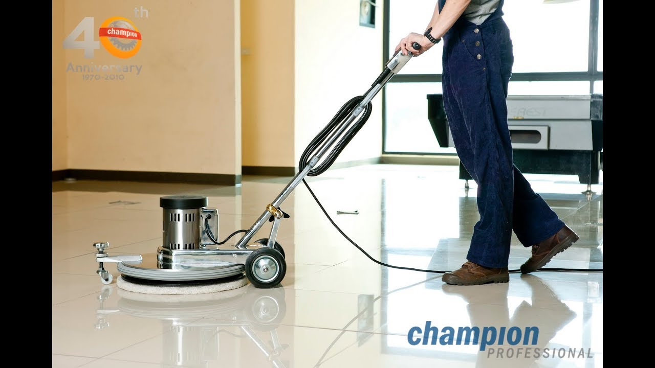 เครื่องขัดพื้นปัดเงา Burnisher Manual / วิธีการใช้