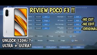 FINALLY UNLOCK 120Hz !! TEST GAME PLAY MOBILE LEGENDS WITH POCO F3!!