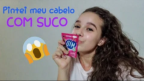Como pintar cabelo com Tang?