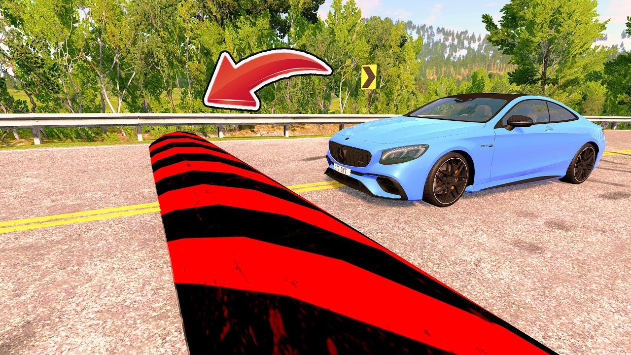 Cras vs Massive Speed Bump #4 _  BeamNG Drive