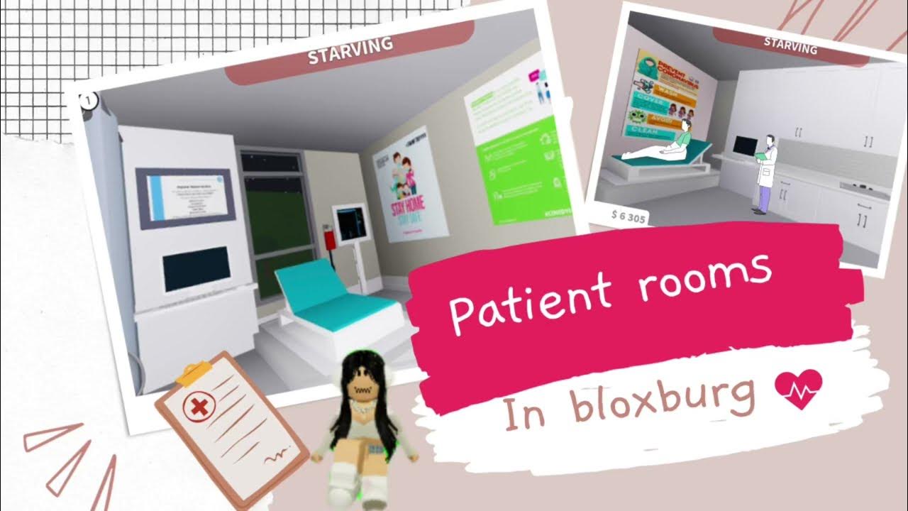 Patient rooms for bloxburg hospital/doctor roleplay Jai on the spot YouTube