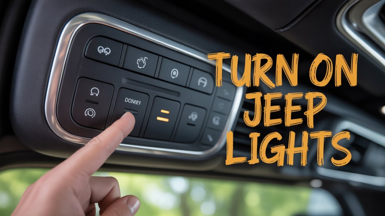 Jeep Grand Cherokee — как включить/выключить освещение салона, потолочные светильники и плафоны