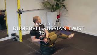 Russian Twist (Raised Feet) with Patrick MoJo PT - Exercise Library