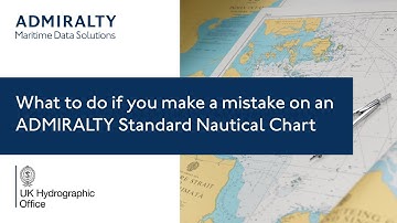 What to do if you make a mistake on an ADMIRALTY Standard Nautical Chart