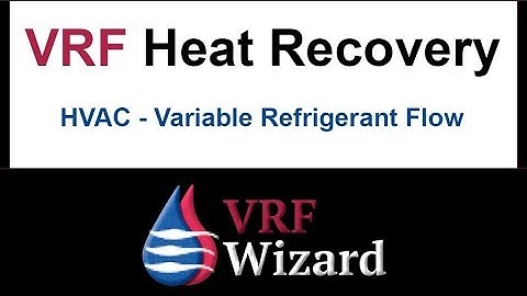 HVAC VRF System Heat Recovery