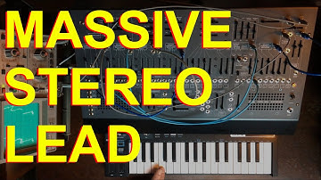 Massive stereo lead with the ARP 2600 M