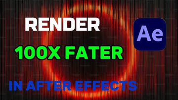 SECRET Settings To RENDER 100x FASTER In After Effects In 1 Minute