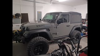 Lifted 2023 jeep wrangler willys, icon suspension, new bumpers and winch