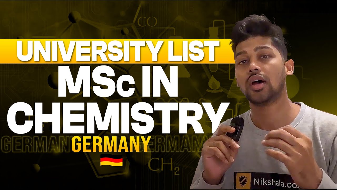 MSc in Chemistry in German University
