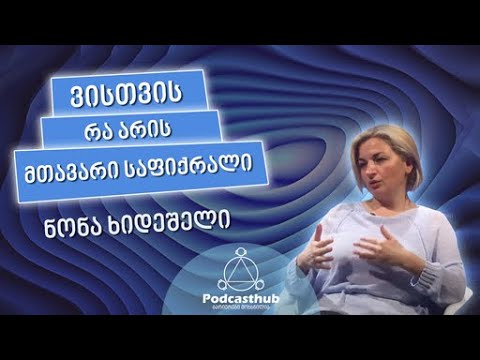 ნონა ხიდეშელი - \'ვისთვის რა არის მთავარი საფიქრალი\'  | PODCASTHUB.GE | 14.02.2021