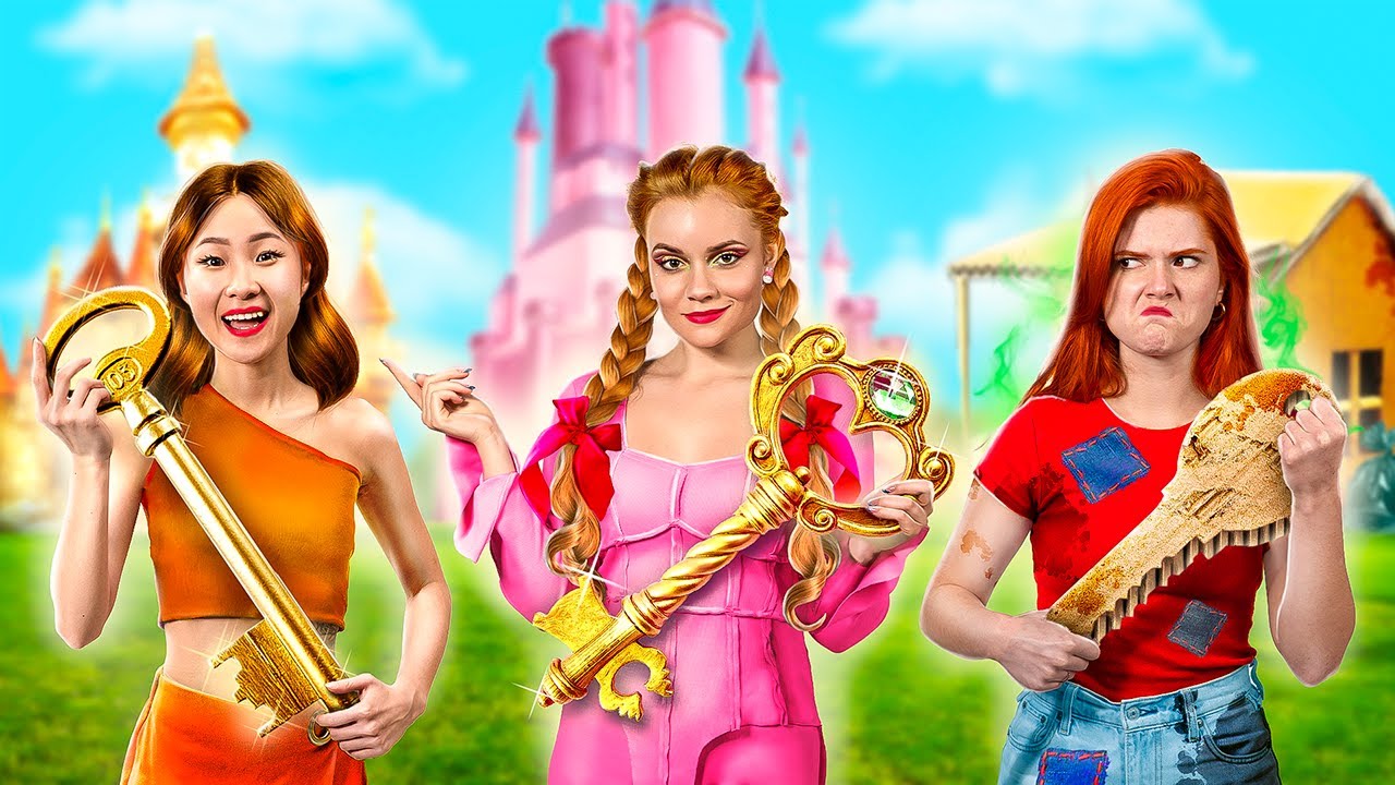 Богатая vs Бедная vs Гига Богатая Студентка - YouTube