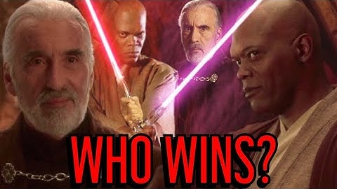 Mace Windu VS Count Dooku: Who was More Powerful?