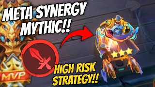 NERFED BUT STILL TOP RANK STRATEGY !! AUTO WINSTREAK !! MAGIC CHESS MOBILE LEGENDS