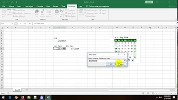 How to Add DatePicker Calendar to Cells in Excel 2019