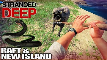 New Island is VERY DANGEROUS! | Stranded Deep Gameplay | Part 2