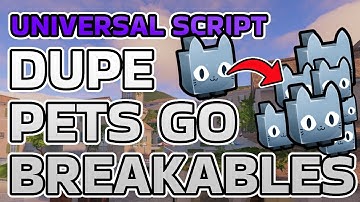 PETS GO Auto Roll, Auto Farm Breakable DUPE (pastebin 2024 | FE script | still working)