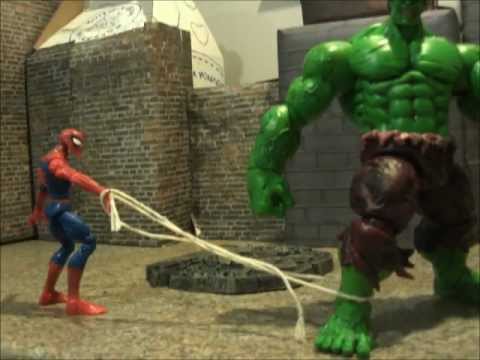 Hulk Vs Spider-Man Stop Motion