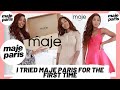 MAJE PARIS TRY ON HAUL | I TRIED MAJE PARIS FOR THE FIRST TIME | MAJE PARIS SALE HAUL