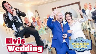 Kerry \&  Richard's Elvis Wedding in Las Vegas | Graceland Chapel