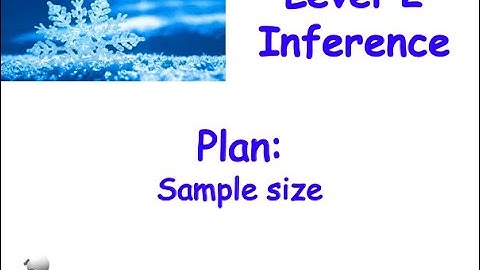 level 2 inference: sample size