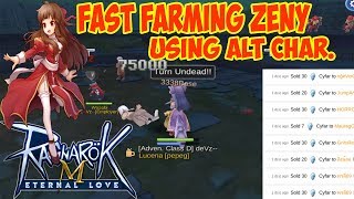 Just sharing how i farm zeny using my alt characters please like and
subscribe thanks!!