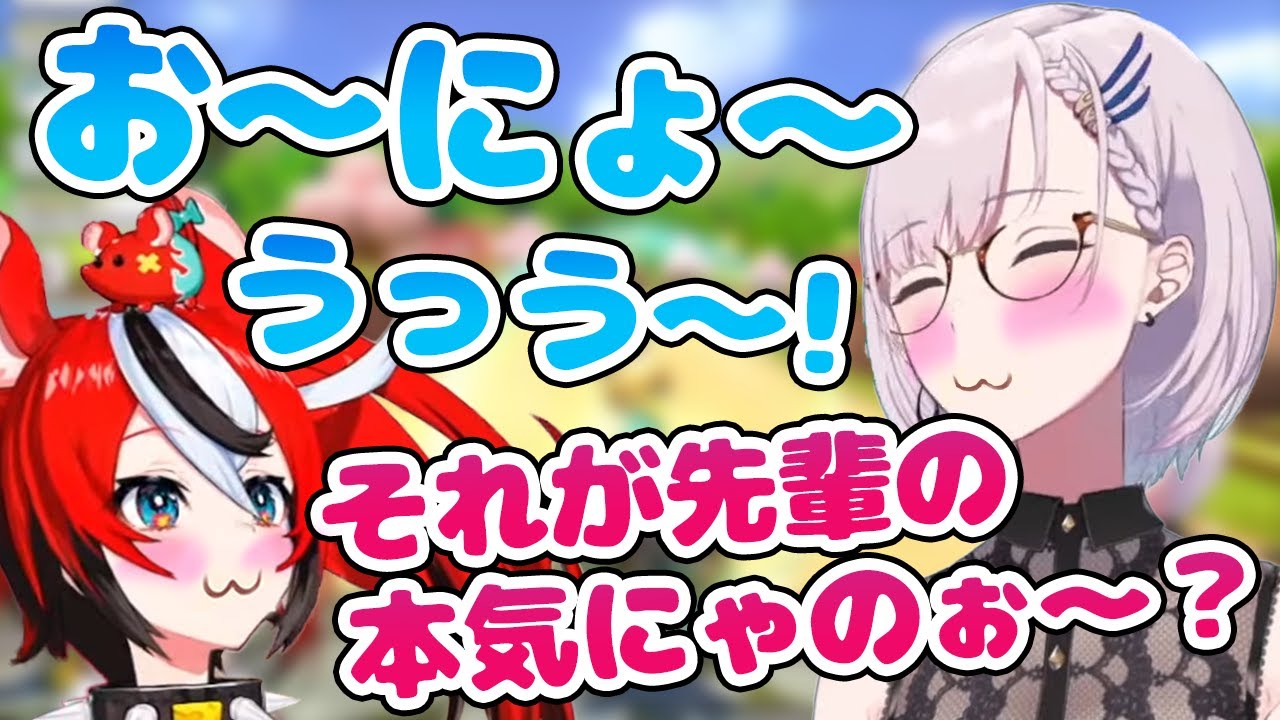 萌え声で張り合うベールズとレイネ、ベールズがオリーの誕生日にケーキを送った話など【ホロライブEN切り抜き】