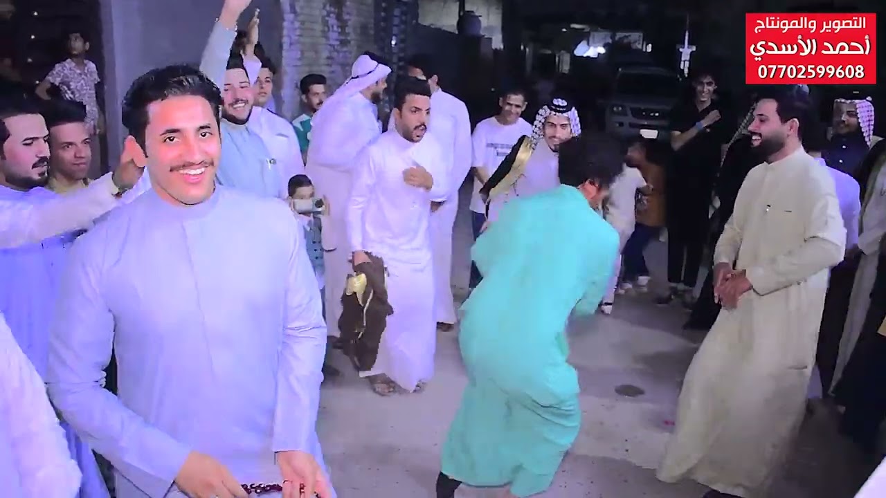 عقد قران اخو حسن المياحي بحضور مجموعه من مهاويل بغداد الف مبروك