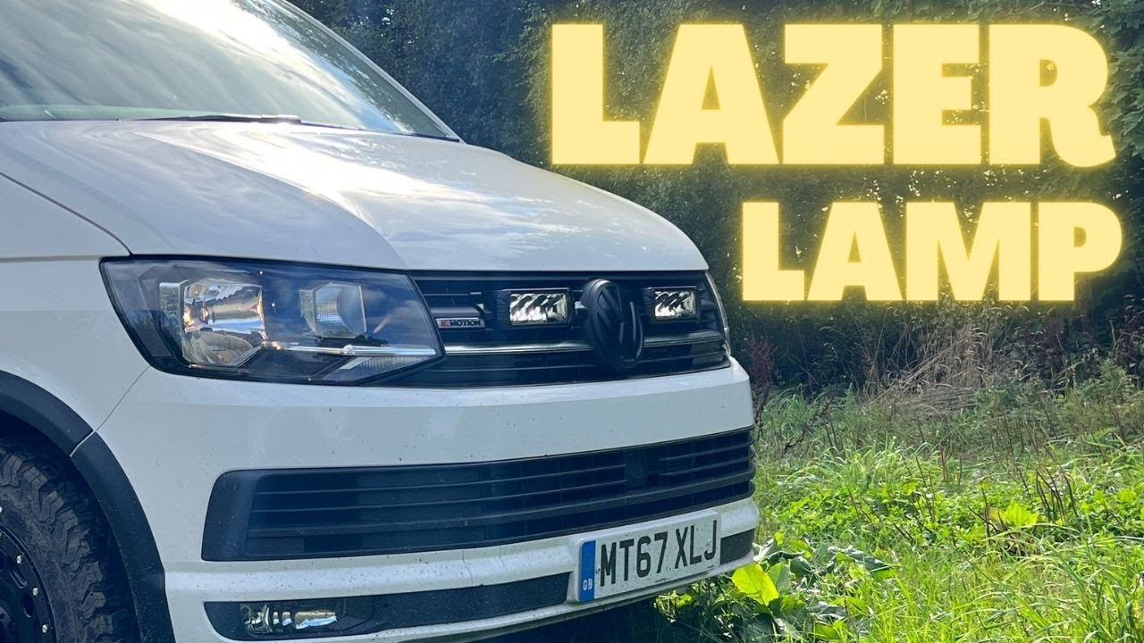 LED-Zusatzscheinwerfer für den Frontgrill des VW T6 MV, LAZER ST-4 Ev