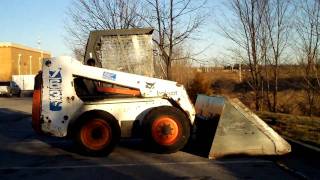 BOBCAT 763 with Snow Bucket