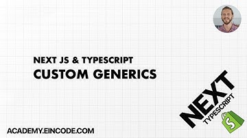 Typescript #26 Custom Generic Type | Next JS & Typescript with Shopify Integration (From Course)