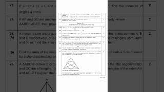 CLASS 10 MATHS CBSE SAMPLE QUESTION PAPER - 3 #maths #exam #samplequestions #exam #paper #important