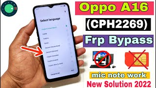 Oppo A16 FRP Bypass | New Trick 2022 | Oppo (CPH2269) Google Account Bypass Without Pc | screenshot 5