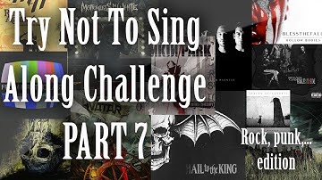 Emo Try Not To Sing Along Challenge PART 7