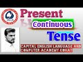 Present continuous tense