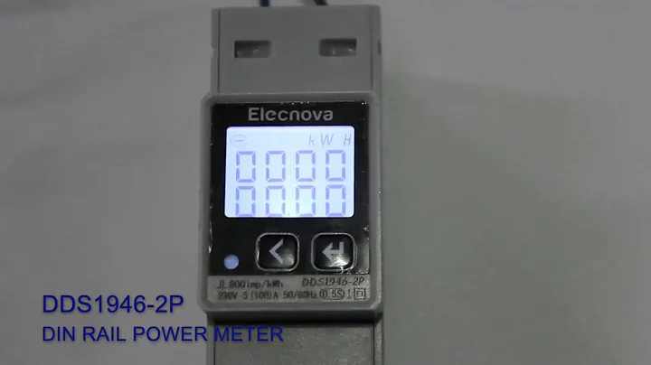 DDS1946-2P MID Plug-in Din-rail Mounted Power Meter Use Guide ELECNOVA/SFERE ELECTRIC