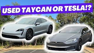 Which One Should You Buy: Used Porsche Taycan Or Tesla Model S?